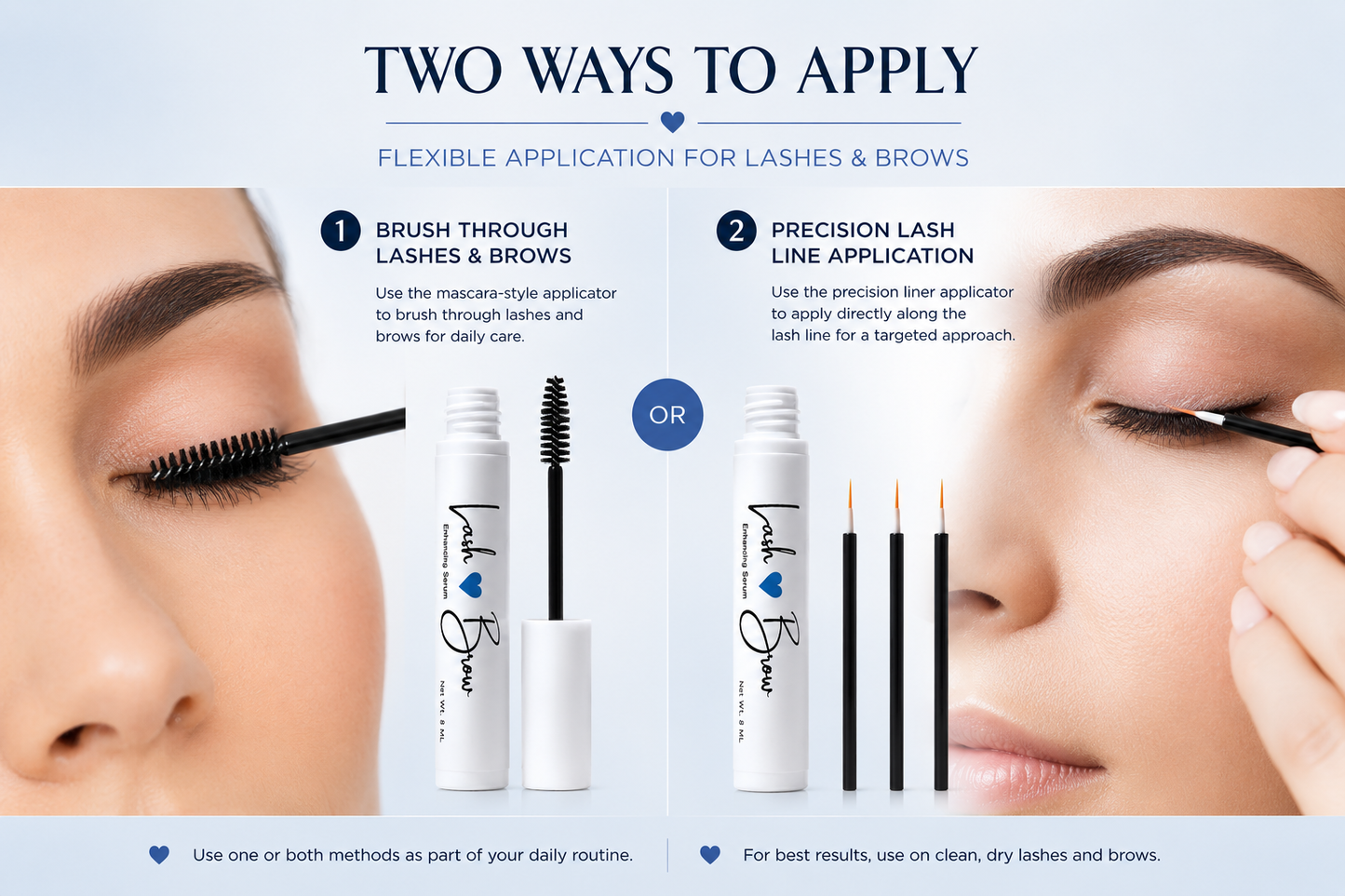 Lash & Brow Enhancing Serum | Triple-Peptide Complex