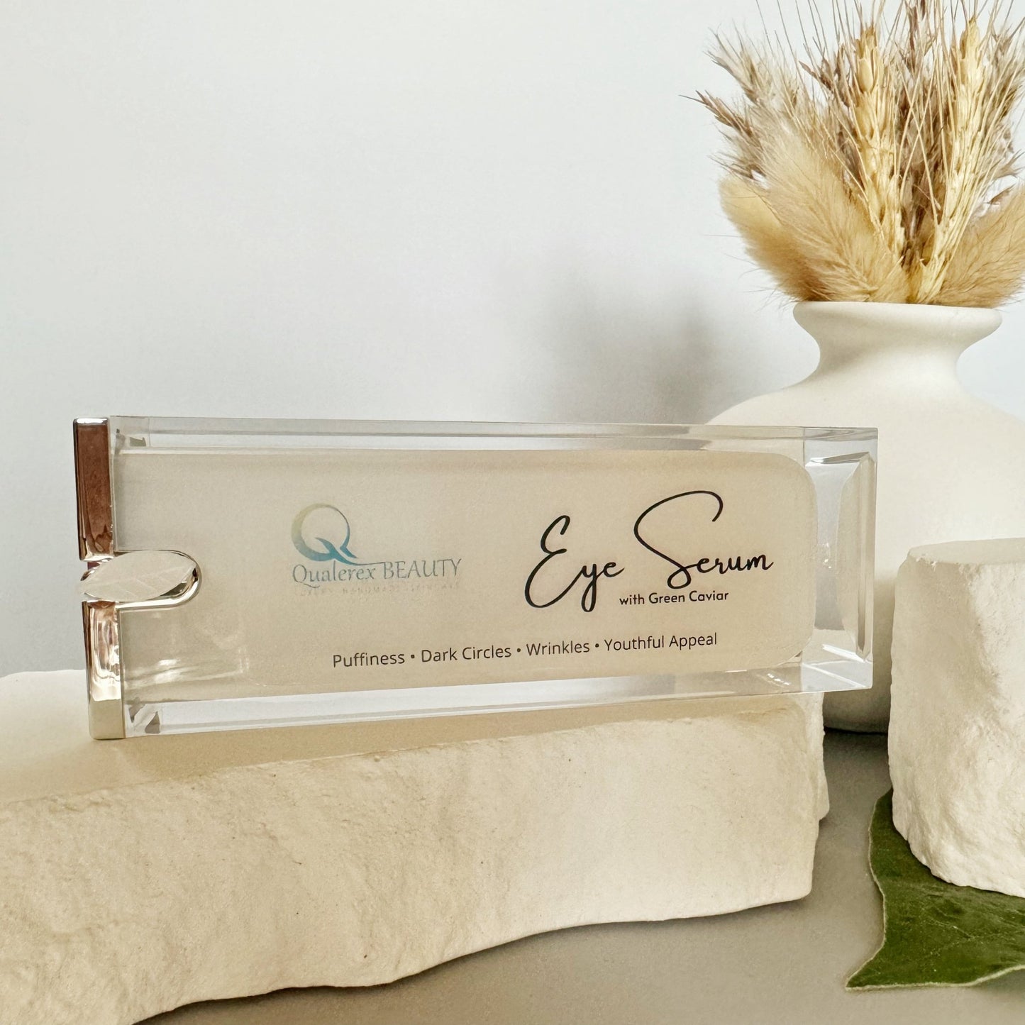 Qualerex Beauty Eye Serum with Green Caviar • Deep Nourishment. Radiant Eyes. Timeless Beauty - Qualerex Beauty