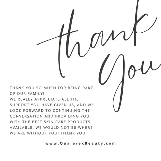 Anniversary Promo • Buy $77 • Get $77 Off - Qualerex Beauty