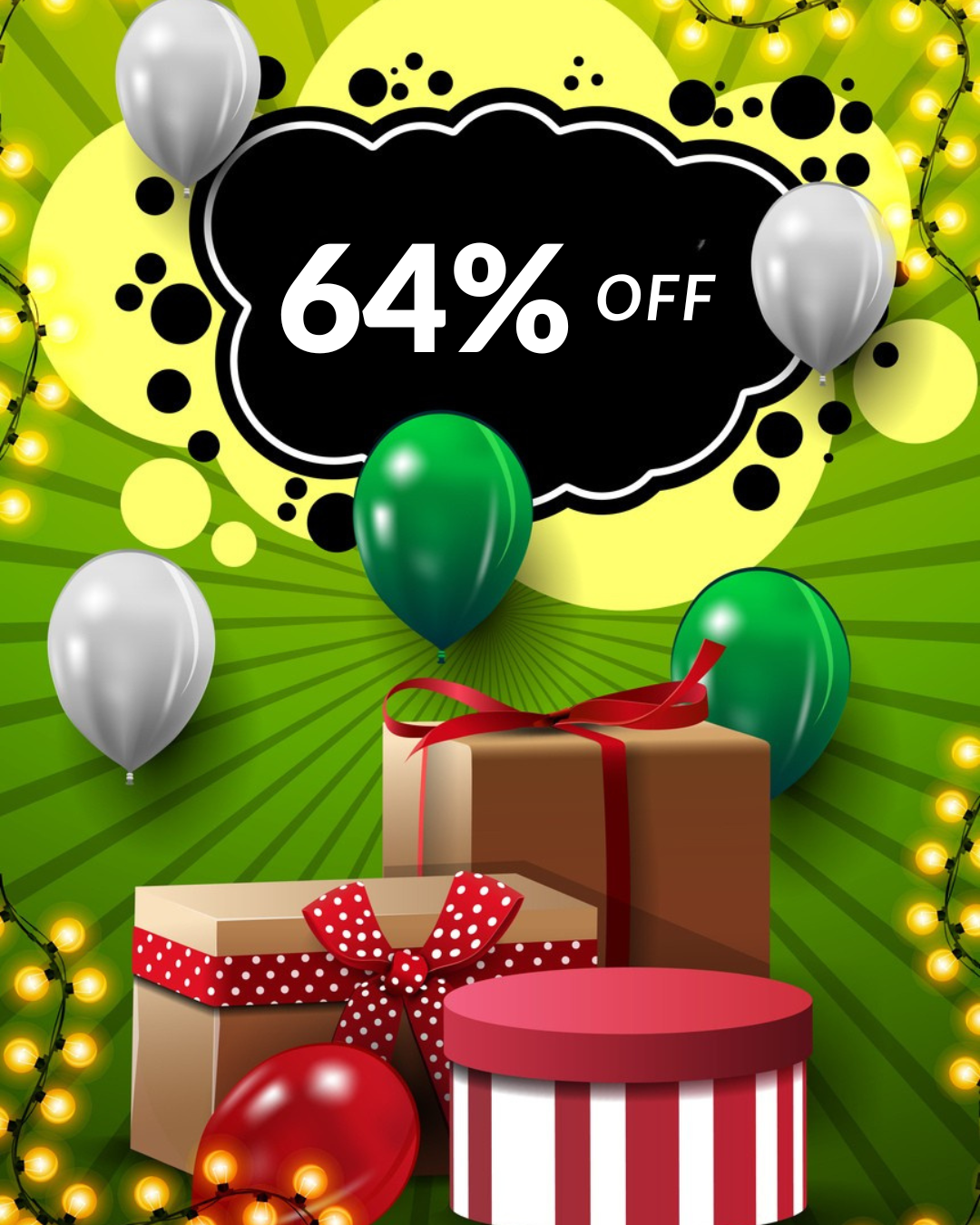 The 64th Birthday Collection  64% Off • Use Code: BDAY64 • Sale ends Sunday, July 27, 2025
