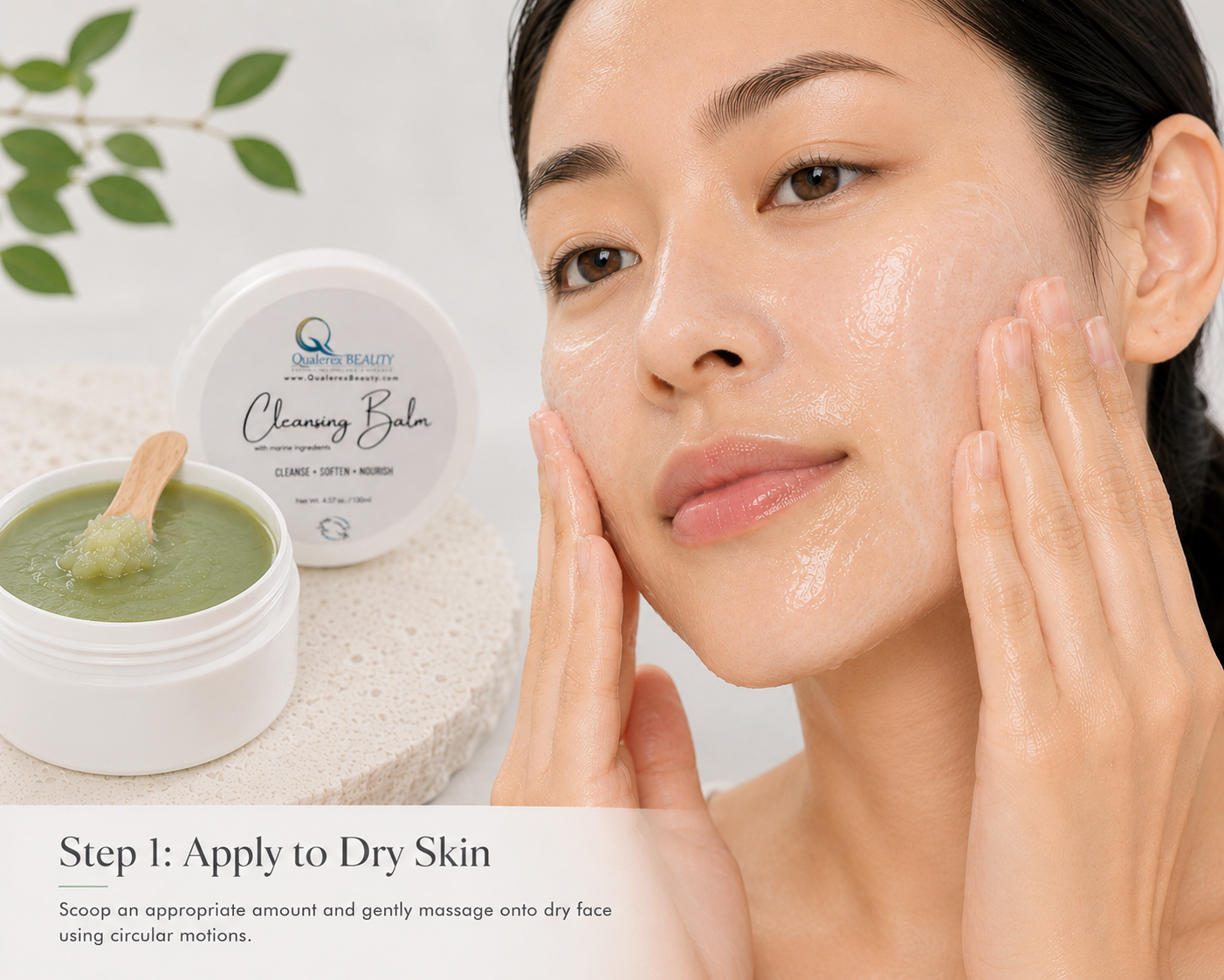Cleansing Balm with Marine Ingredients • Melts Away Makeup & Skin Impurities • Clear Congested Pores