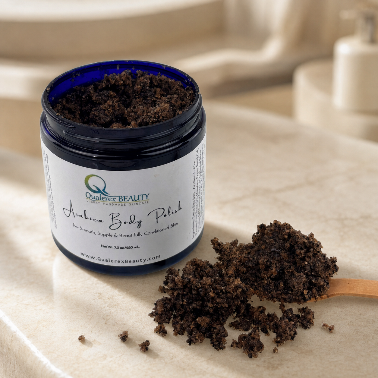 Arabica Nourishing Body Polish • Fresh-Ground Coffee + Dead Sea Salt