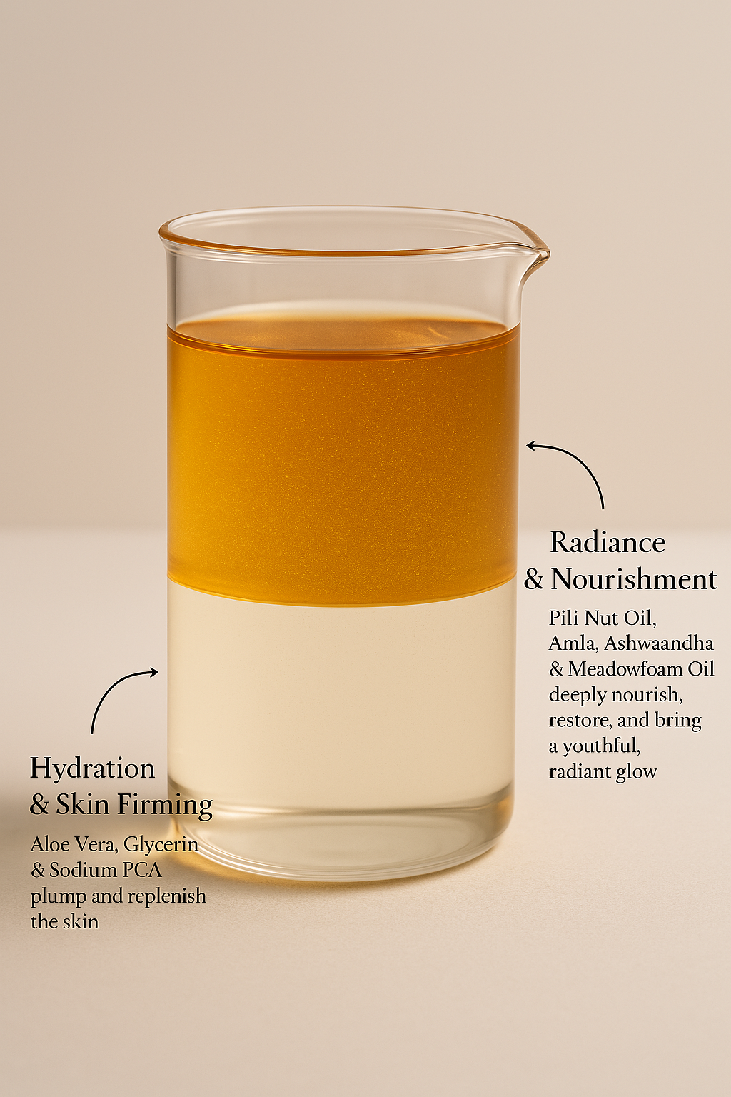 PiliGlow Radiant Body Oil – Luxurious Bi-Phase Elixir for Mature, Dry, and Sagging Skin