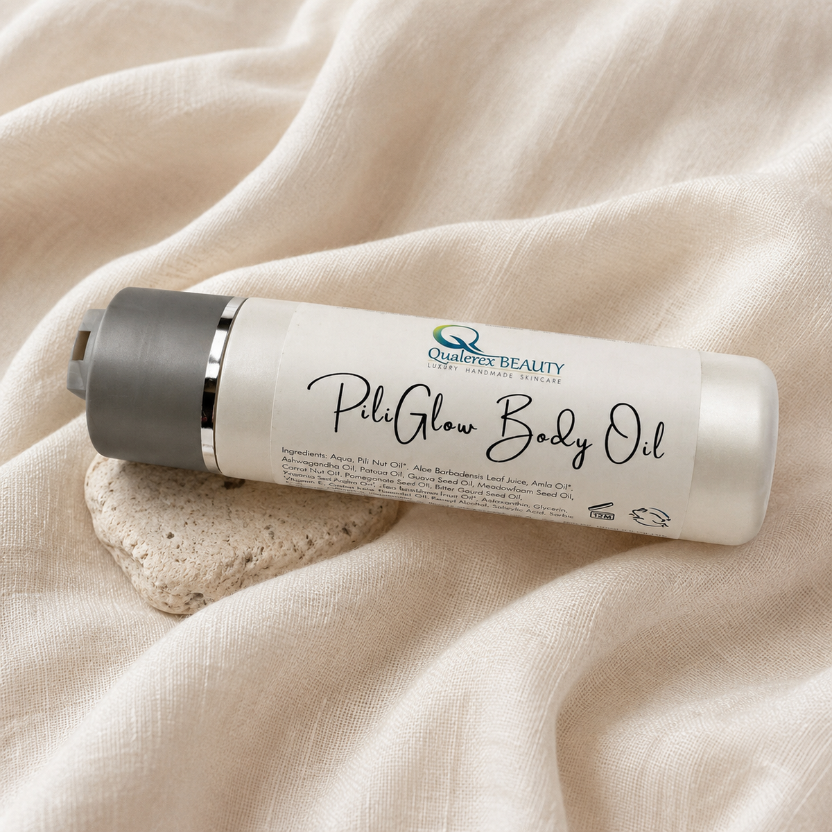 PiliGlow Radiant Body Oil – Luxurious Bi-Phase Elixir for Mature, Dry, and Sagging Skin