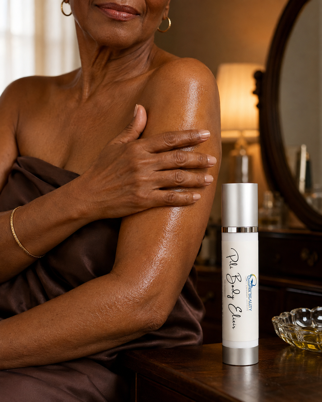 Pili Body Elixir • Nourishing Botanical Body Oil for Dry, Mature & Crepey-Looking Skin