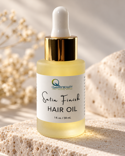 Satin Finish Hair Oil – Lightweight Frizz Control & Shine