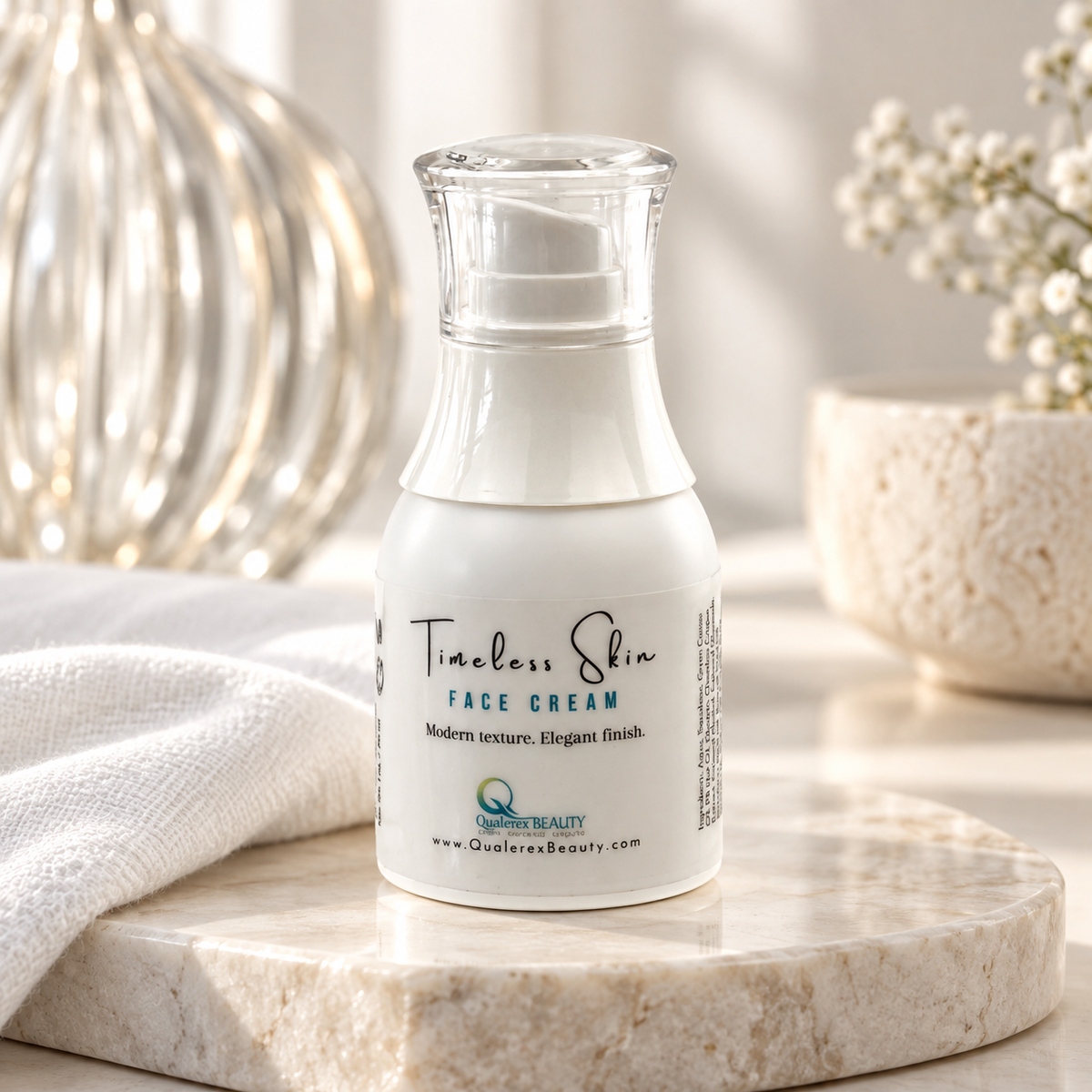 Timeless Skin Face Cream – Peptide Moisturizer for Soft, Supple Skin