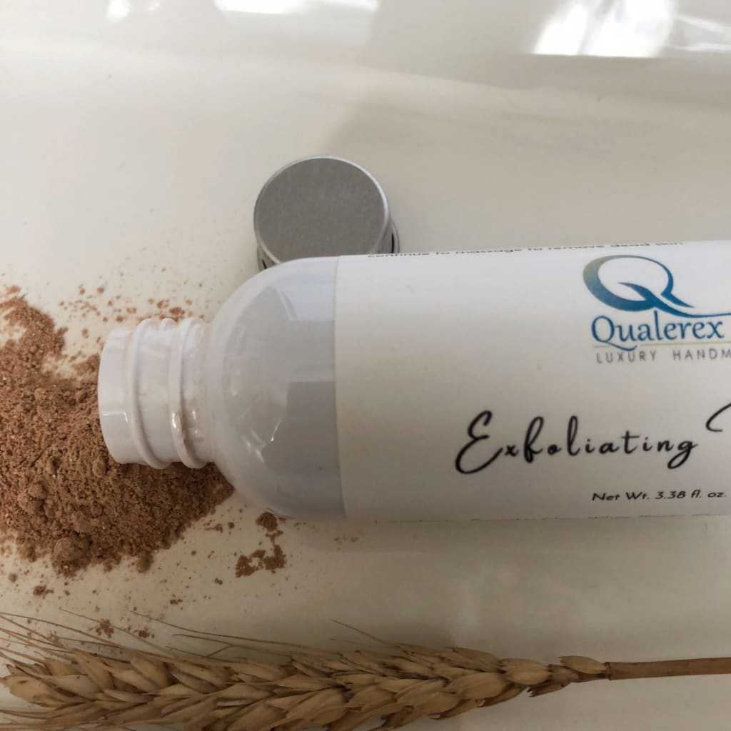 Exfoliating Facial Mud • Brightening Radiant Skin Exfoliant • Fresh Glowing Complexion - Qualerex Beauty