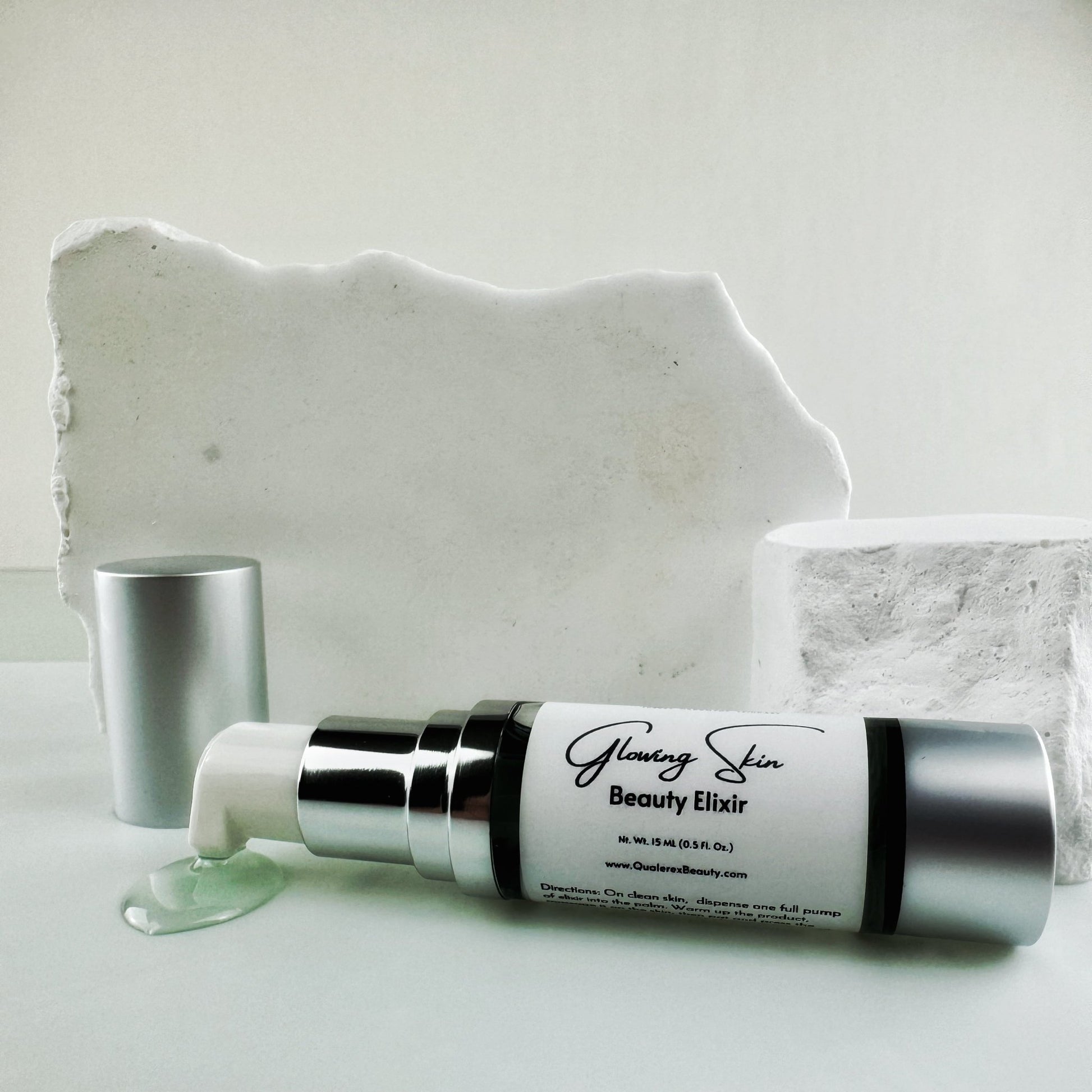 Glowing Skin Beauty Elixir – Illuminating Facial Oil with Antioxidants and Botanical Extracts for Soft, Radiant Skin - Qualerex Beauty