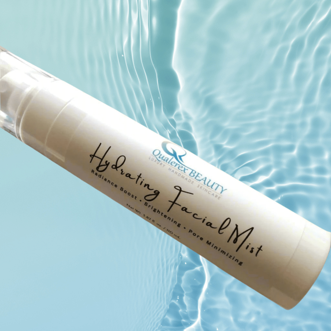 Hydrating Facial Mist with White Rose Hydrosol & Colloidal Silver • Radiance & Pore Refinement - Qualerex Beauty