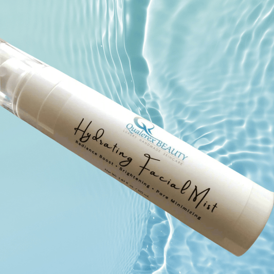 Hydrating Facial Mist with White Rose Hydrosol & Colloidal Silver • Radiance & Pore Refinement - Qualerex Beauty