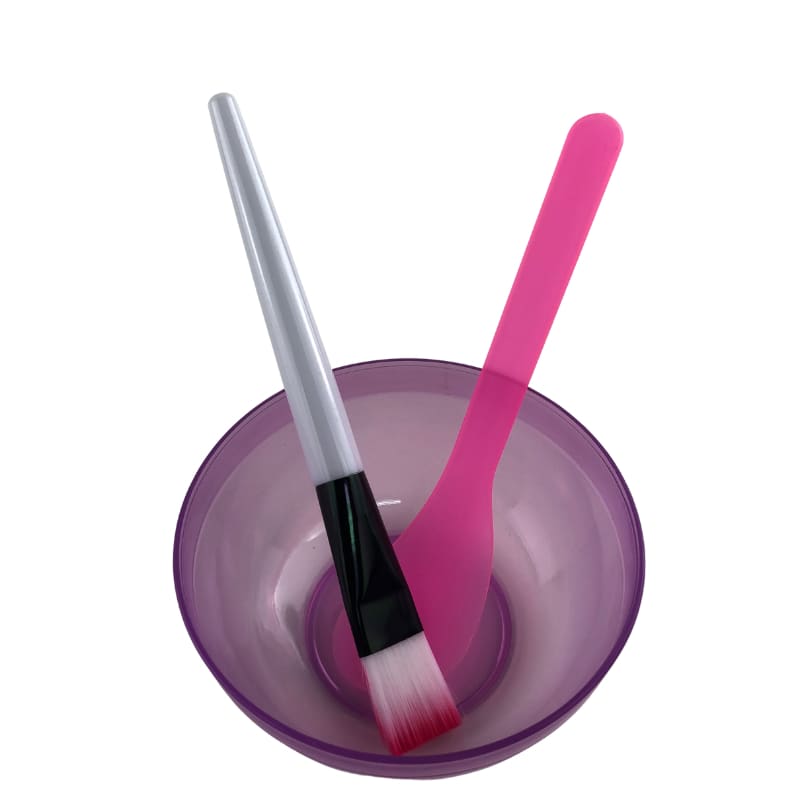 Mask Bowl, Brush & Spatula (3 - pc set) - Qualerex Beauty