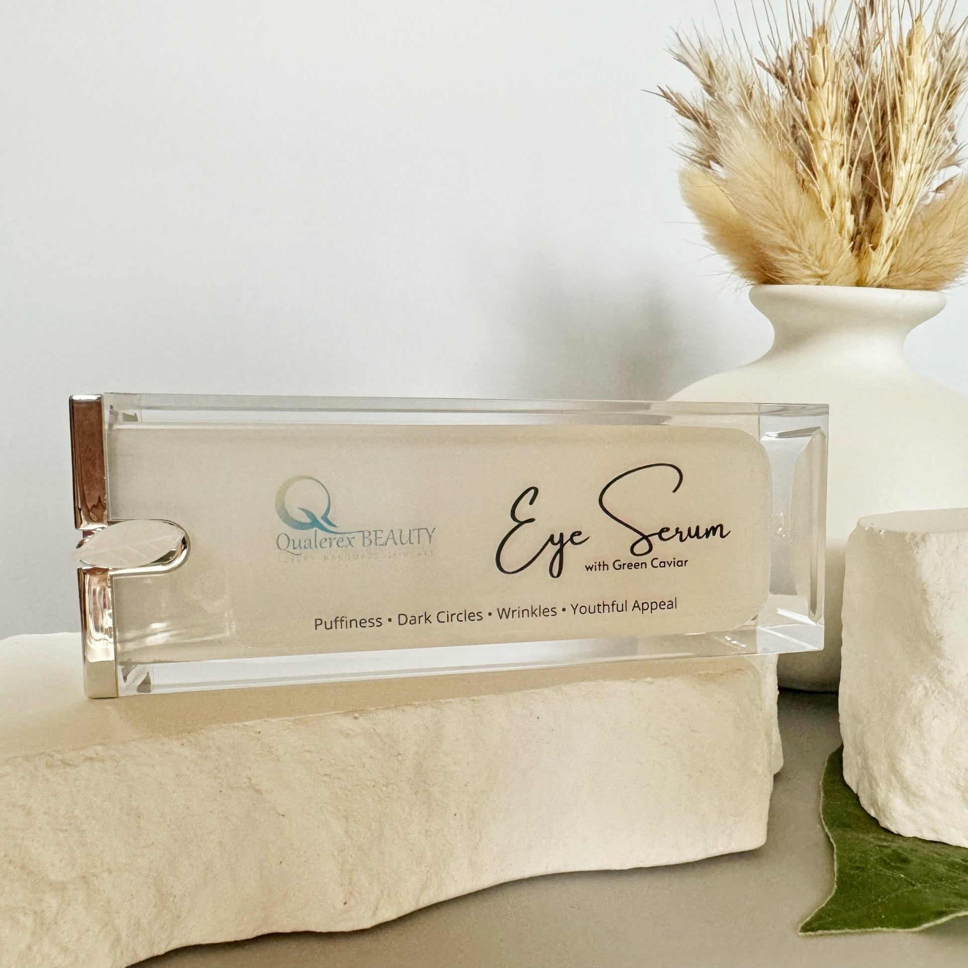 Qualerex Beauty Eye Serum with Green Caviar • Deep Nourishment. Radiant Eyes. Timeless Beauty - Qualerex Beauty