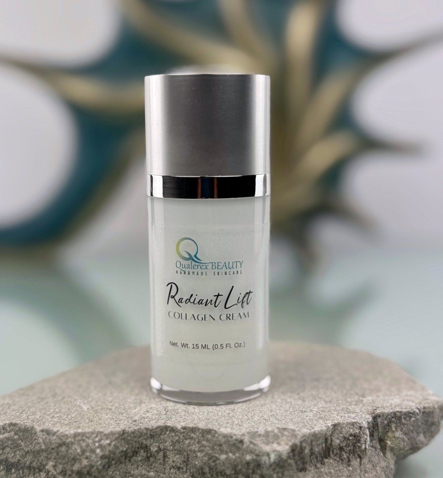 Radiant Lift Collagen Cream • Luxury Firming Skincare for Sagging & Mature Skin - Qualerex Beauty